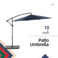 Luxury 10ft Patio Offset en voladizo Hanging Market Umbrella para Beach